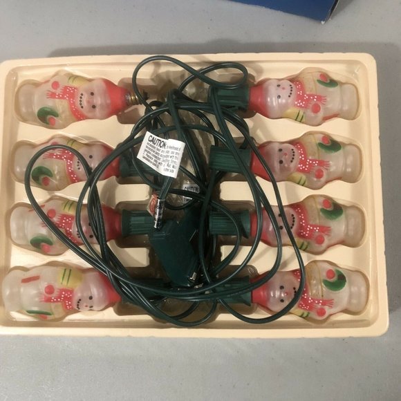 C7 Figural Snowman String Light Set GKI Bethlehem - Picture 7 of 8